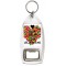 Keep Calm and Love Jelly Beans - Bottle Opener Keyring