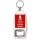 Keep Calm and Love Polar Bears - Bottle Opener Keyring
