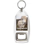 Keep Calm and Love Dartmoor - Bottle Opener Keyring