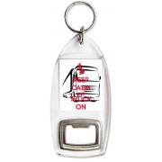 Keep Calm and Truck On - Bottle Opener Keyring