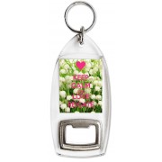 Keep Calm and Love Reigate - Bottle Opener Keyring