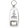 Keep Calm and Listen to the Music - Bottle Opener Keyring
