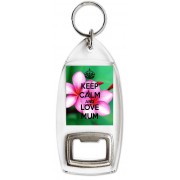 Keep Calm and Love Mum - Bottle Opener Keyring