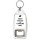 Start the Day the Caffeine Way - Bottle Opener Keyring
