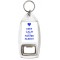 Keep Calm I'm a Foster Parent - Bottle Opener Keyring