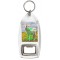 Keep Calm and Love Goats - Bottle Opener Keyring