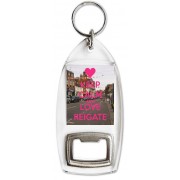 Keep Calm and Love Reigate - Bottle Opener Keyring