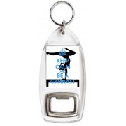 Keep Calm and be a Gymnast - Bottle Opener Keyring
