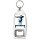 Keep Calm and be a Gymnast - Bottle Opener Keyring
