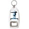 Keep Calm and be a Gymnast - Bottle Opener Keyring