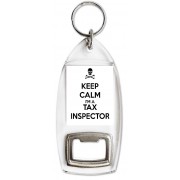 Keep Calm I'm a Tax Inspector - Bottle Opener Keyring