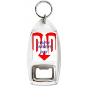 Happy Father's Day - Bottle Opener Keyring