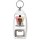 Keep Calm and Love a Milkshake - Bottle Opener Keyring