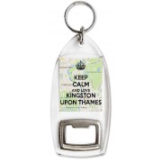 Keep Calm and Love Kingston upon Thames - Bottle Opener Keyring