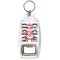 Keep Calm and Love a Nissan - Bottle Opener Keyring