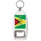 Keep Calm and Love Guyana - Bottle Opener Keyring