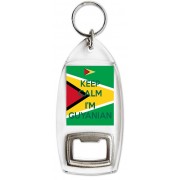 Keep Calm I'm Guyanian - Bottle Opener Keyring