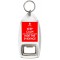 Keep Calm and for God's Sake Hide the Evidence - Bottle Opener Keyring