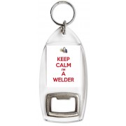 Keep Calm I'm a Welder - Bottle Opener Keyring