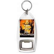 Keep Calm It's Only Halloween - Bottle Opener Keyring