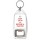 Keep Calm and Restore a Tractor - Bottle Opener Keyring