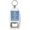 Keep Calm and Stay Positive! - Bottle Opener Keyring
