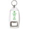 I Can't Keep Calm I'm Irish - Bottle Opener Keyring