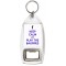 Keep Calm and Play the Bagpipes - Bottle Opener Keyring