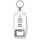 Keep Calm and Love Fast Food - Bottle Opener Keyring