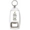 Keep Calm and Love Fast Food - Bottle Opener Keyring
