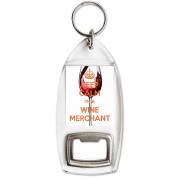 Keep Calm I'm a Wine Merchant - Bottle Opener Keyring