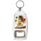 Keep Calm Love Bacon and Eggs - Bottle Opener Keyring