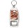 Keep Calm and Love Sausages - Bottle Opener Keyring