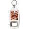 Keep Calm and Love Sausages - Bottle Opener Keyring