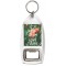 Keep Calm and Love Tulips - Bottle Opener Keyring