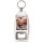 Keep Calm and Love Jam Doughnuts - Bottle Opener Keyring