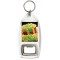 Keep Calm and Love Popcorn - Bottle Opener Keyring