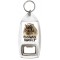 Keep Calm and Love Russian Gerbils - Bottle Opener Keyring