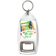 Keep Calm and Let me Fix It - Bottle Opener Keyring