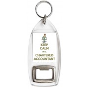 Keep Calm I'm a Chartered Accountant - Bottle Opener Keyring