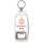 Keep Calm I'm a Trucker's Wife - Bottle Opener Keyring