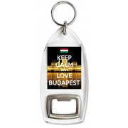 Keep Calm and Love Budapest - Bottle Opener Keyring