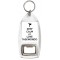 Keep Calm and Love Taekwondo - Bottle Opener Keyring