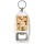 Keep Calm and Love a Cornish Pasty - Bottle Opener Keyring