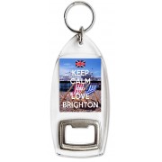 Keep Calm and Love Brighton - Bottle Opener Keyring