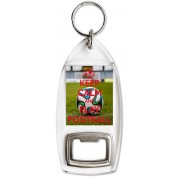 Keep Calm and Play Football - Bottle Opener Keyring