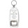 You Can't Live a Positive Life with a Negative Mind - Bottle Opener Keyring