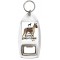 Keep Calm and Love A Great Dane - Bottle Opener Keyring