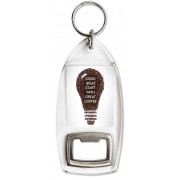 Good Ideas Start with Great Coffee - Bottle Opener Keyring