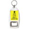 Keep Calm and Make Mine a Large One - Bottle Opener Keyring